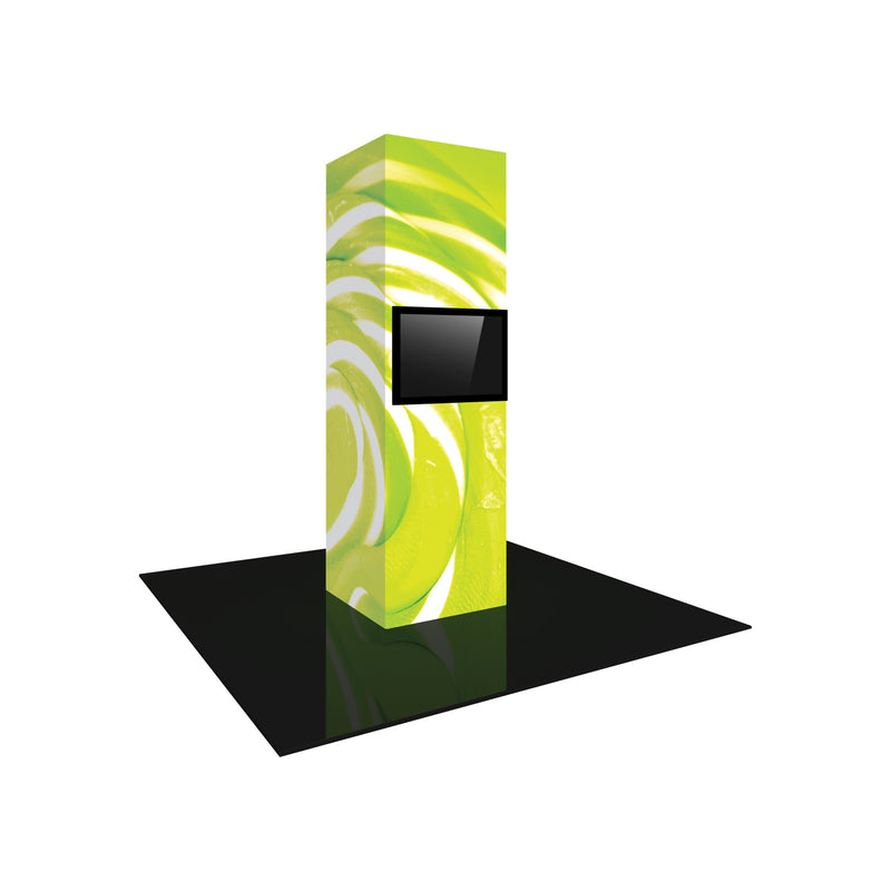 Vector Frame Modular Backlit Monitor Tower 03 (3' x 10')