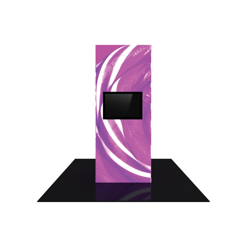 Vector Frame Modular Backlit Monitor Tower 04 (4' x 10')