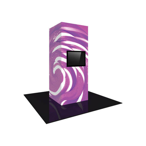 Vector Frame Modular Backlit Monitor Tower 04 (4' x 10')