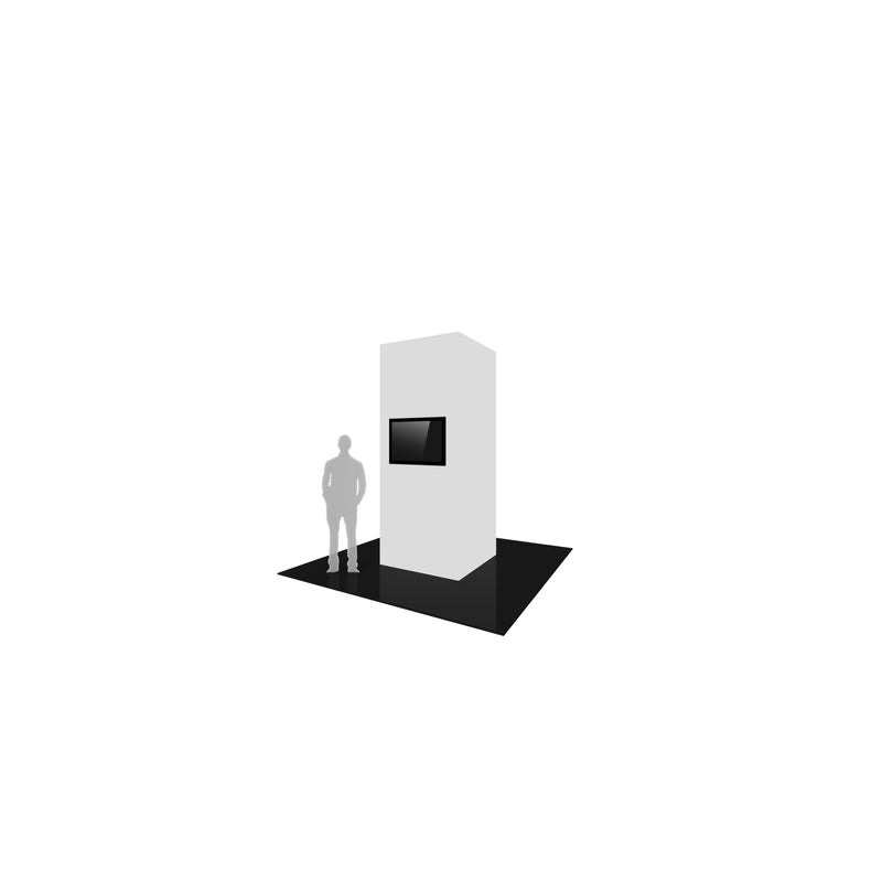Vector Frame Modular Backlit Monitor Tower 04 (4' x 10')