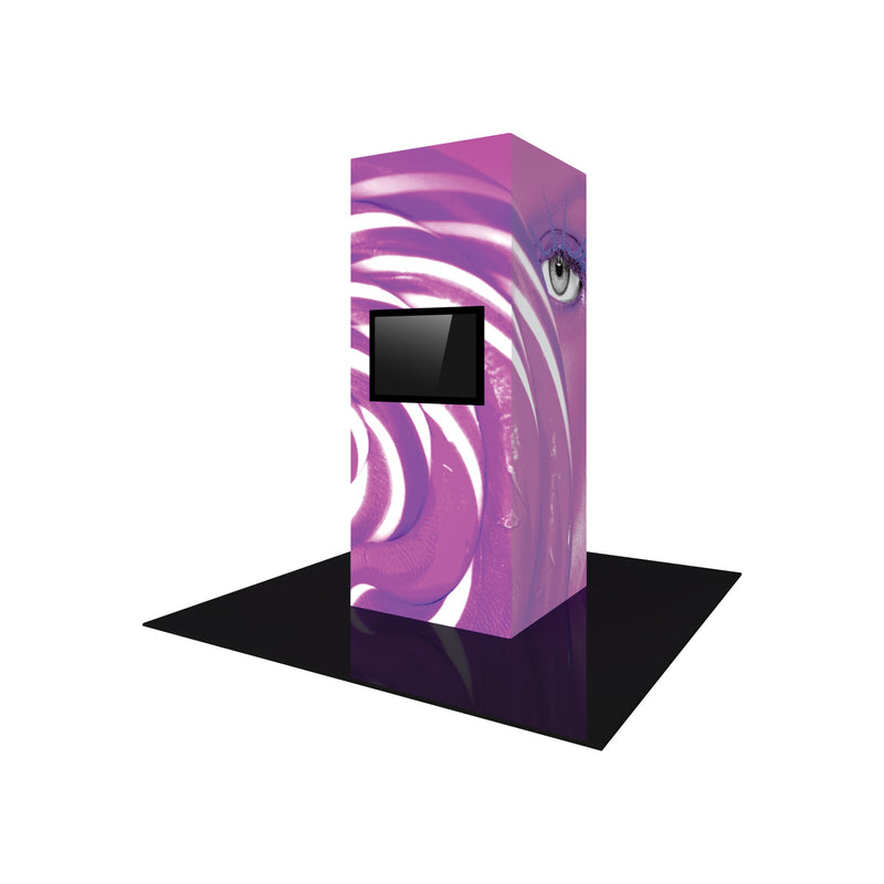 Vector Frame Modular Backlit Monitor Tower 04 (4' x 10')