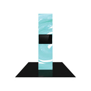 Vector Frame Modular Backlit Monitor Tower 05 (3' x 12')