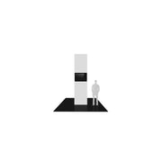 Vector Frame Modular Backlit Monitor Tower 05 (3' x 12')