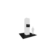 Vector Frame Modular Backlit Monitor Tower 05 (3' x 12')