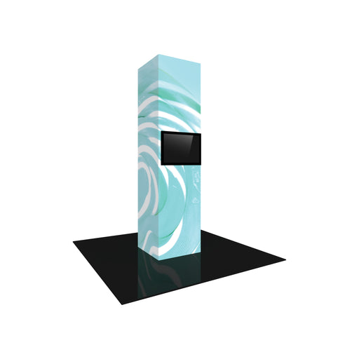 Vector Frame Modular Backlit Monitor Tower 05 (3' x 12')