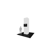 Vector Frame Modular Backlit Monitor Tower 05 (3' x 12')