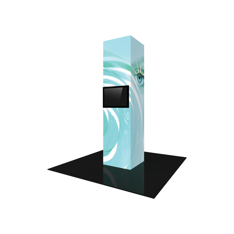 Vector Frame Modular Backlit Monitor Tower 05 (3' x 12')