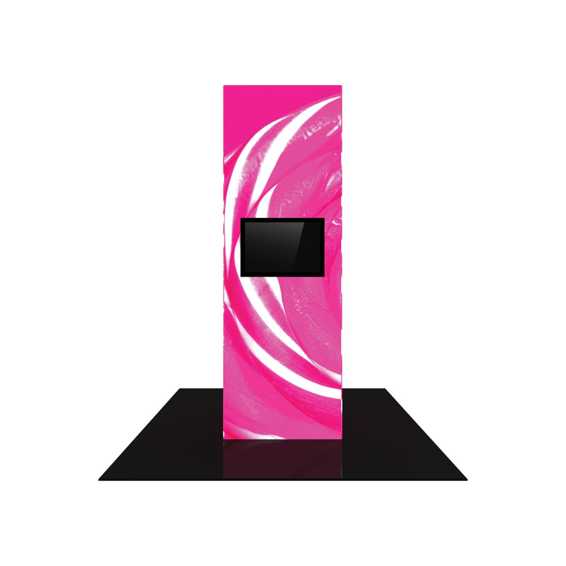 Vector Frame Modular Backlit Monitor Tower 06 (4' x 12')