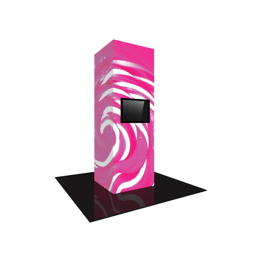 Vector Frame Modular Backlit Monitor Tower 06 (4' x 12')