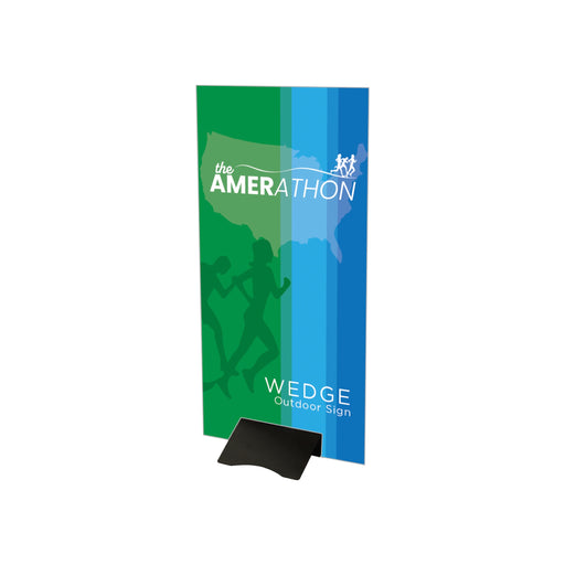 Wedge Outdoor Sign Holder