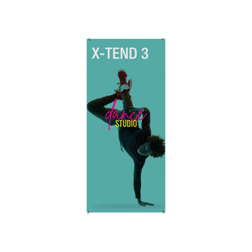X-TEND 3 Spring Back Banner Stand