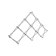 Xclaim 10ft 6 Quad Pyramid Fabric Popup Display Kit 01