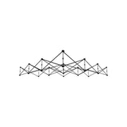 Xclaim 10ft 6 Quad Pyramid Fabric Popup Display Kit 01