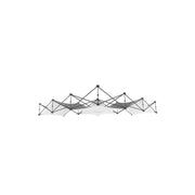 Xclaim 10ft 6 Quad Pyramid Fabric Popup Display Kit 01