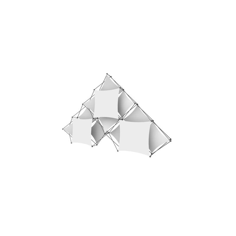 Xclaim 14ft 10 Quad Pyramid Fabric Popup Display Kit 02