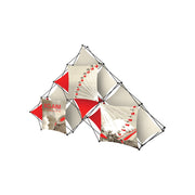 Xclaim 14ft 10 Quad Pyramid Fabric Popup Display Kit 02