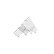 Xclaim 14ft 10 Quad Pyramid Fabric Popup Display Kit 03