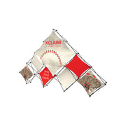 Xclaim 14ft 10 Quad Pyramid Fabric Popup Display Kit 03