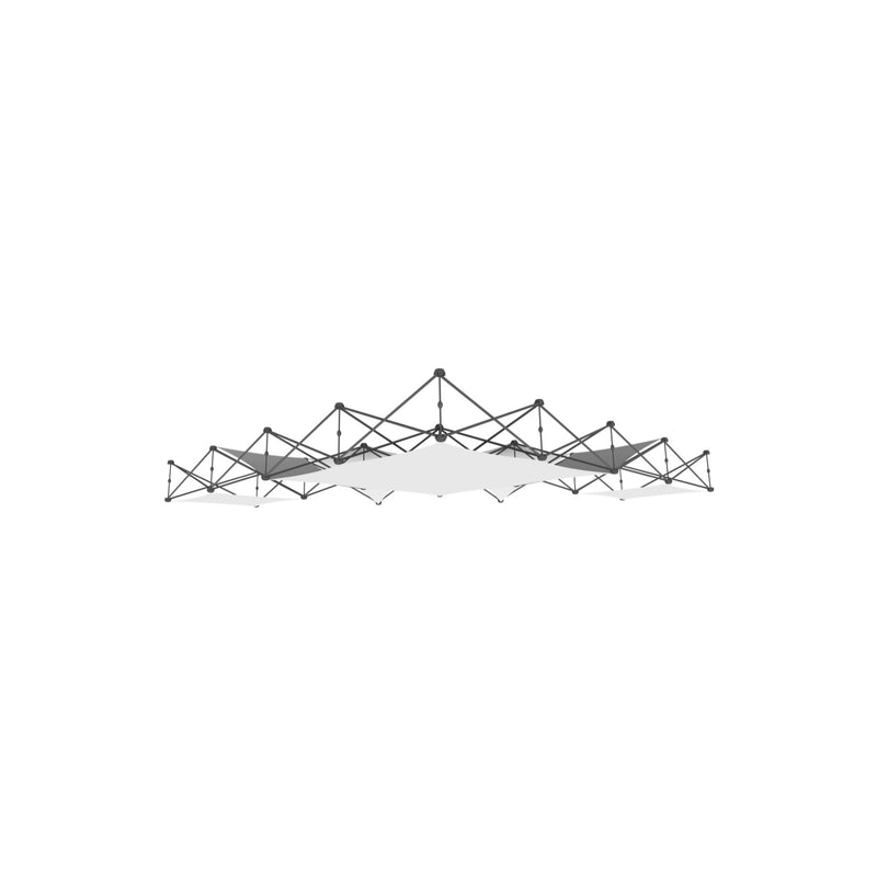 Xclaim 14ft 10 Quad Pyramid Fabric Popup Display Kit 03