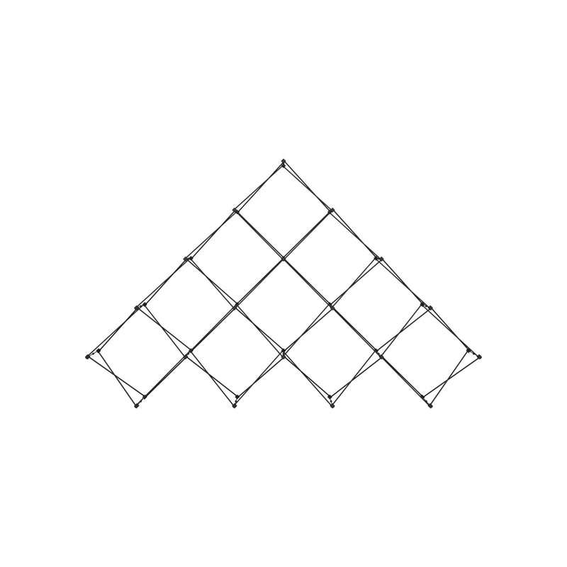 Xclaim 14ft 10 Quad Pyramid Fabric Popup Display Kit 01