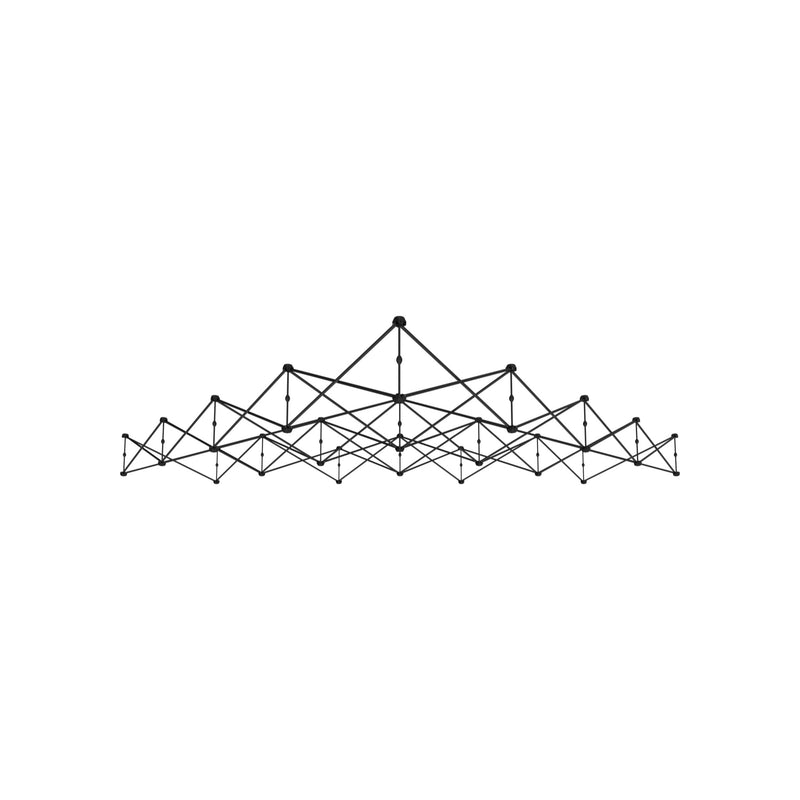 Xclaim 14ft 10 Quad Pyramid Fabric Popup Display Kit 03