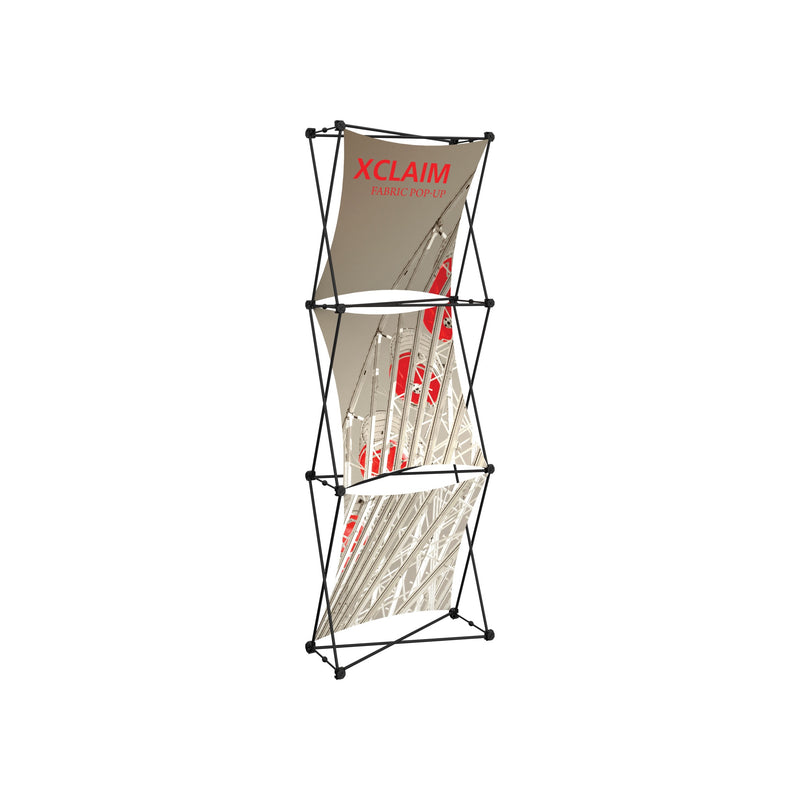 Xclaim 2.5ft Fabric Popup Display Kit 01