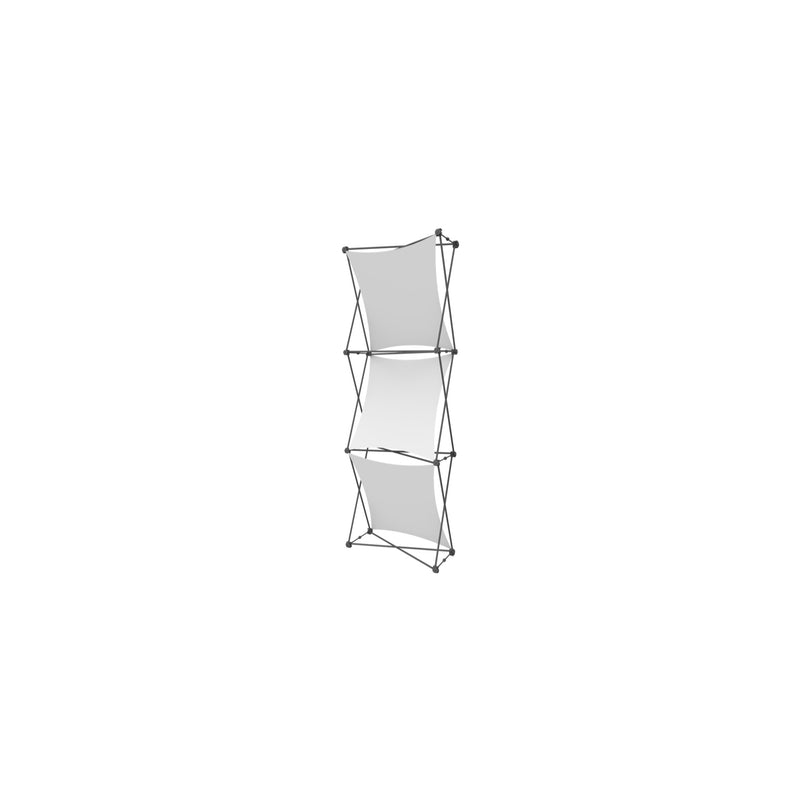 Xclaim 2.5ft Fabric Popup Display Kit 01