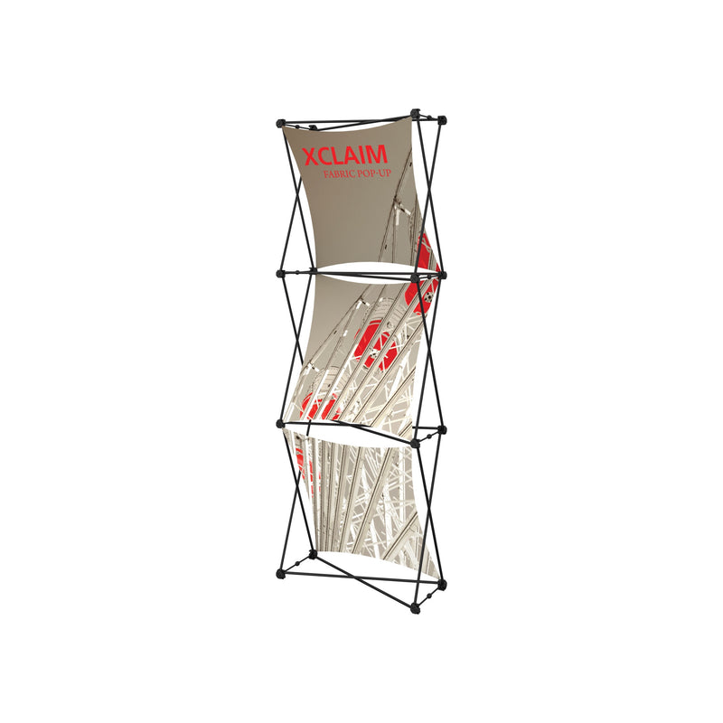 Xclaim 2.5ft Fabric Popup Display Kit 01