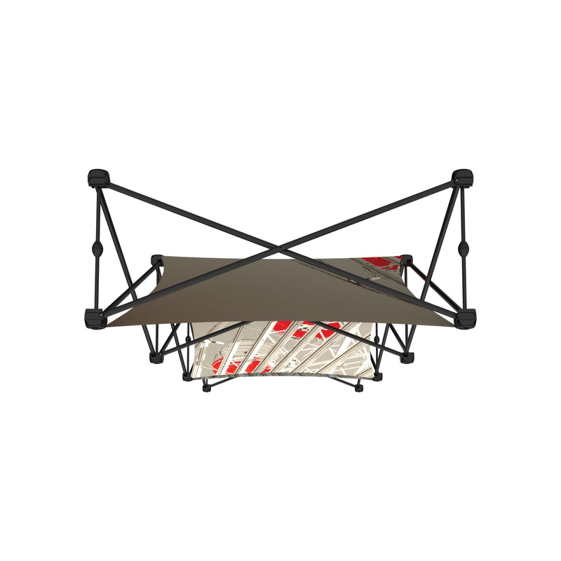 Xclaim 2.5ft Fabric Popup Display Kit 01