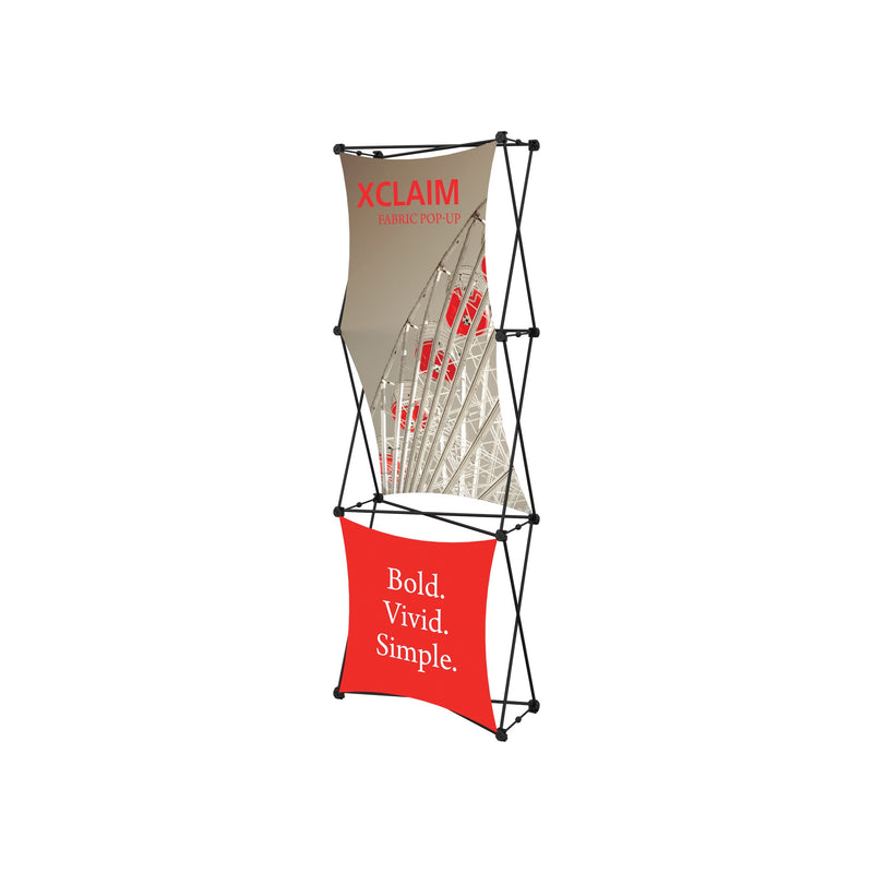 Xclaim 2.5ft Fabric Popup Display Kit 02