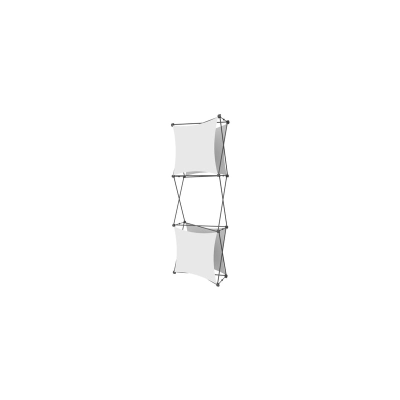 Xclaim 2.5ft Fabric Popup Display Kit 03