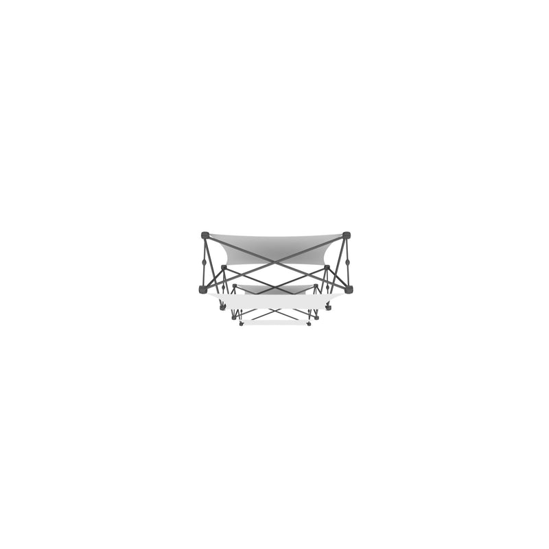 Xclaim 2.5ft Fabric Popup Display Kit 03