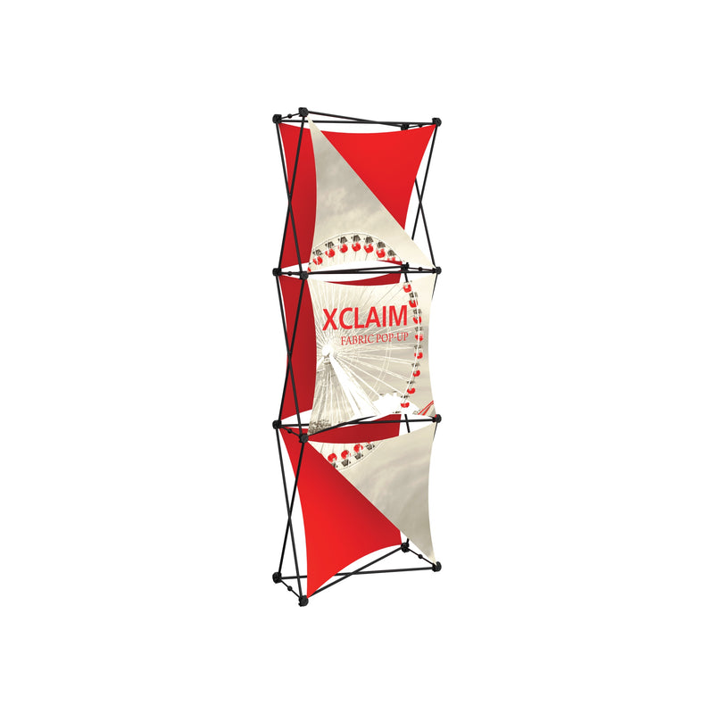 Xclaim 2.5ft Fabric Popup Display Kit 04