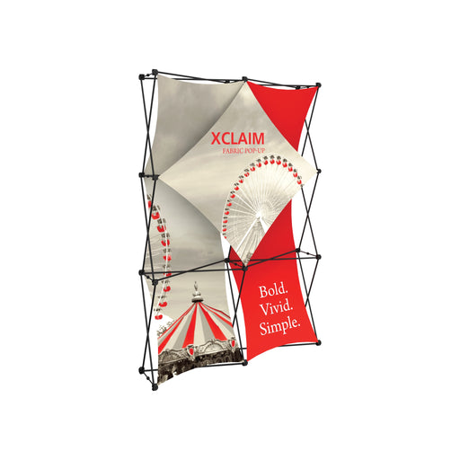 Xclaim 5ft Full Height Fabric Popup Display Kit 01
