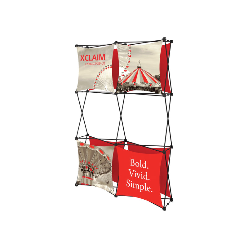 Xclaim 5ft Full Height Fabric Popup Display Kit 02