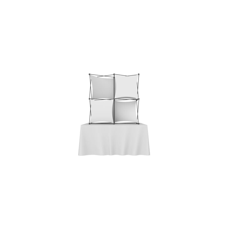 Xclaim 5ft Tabletop Fabric Popup Display Kit 01