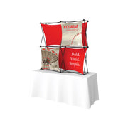 Xclaim 5ft Tabletop Fabric Popup Display Kit 01