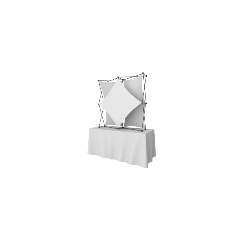 Xclaim 5ft Tabletop Fabric Popup Display Kit 02