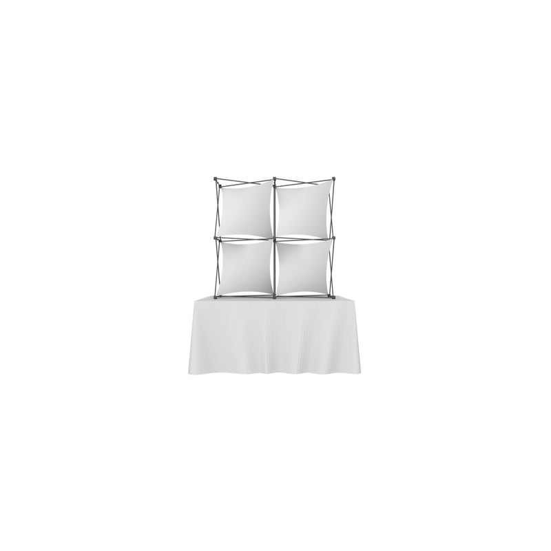 Xclaim 5ft Tabletop Fabric Popup Display Kit 04