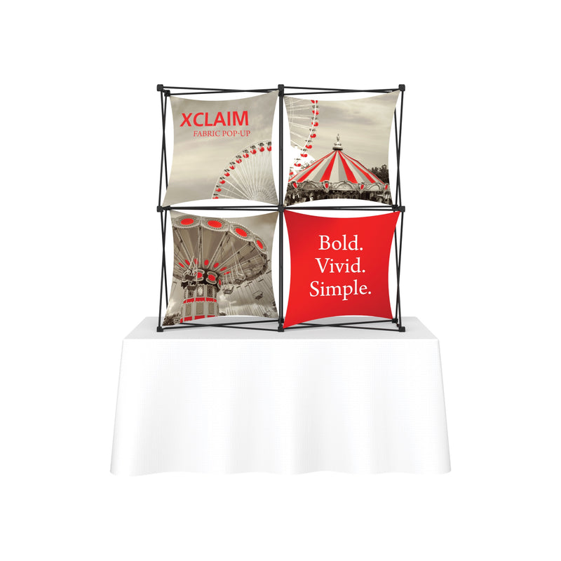 Xclaim 5ft Tabletop Fabric Popup Display Kit 04