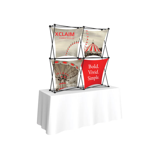 Xclaim 5ft Tabletop Fabric Popup Display Kit 04