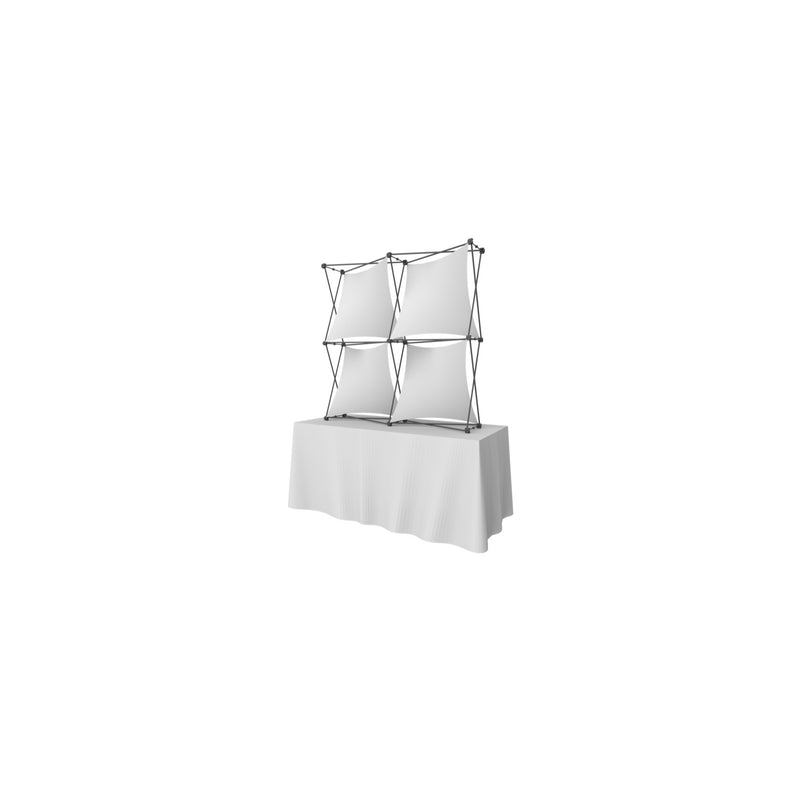 Xclaim 5ft Tabletop Fabric Popup Display Kit 04