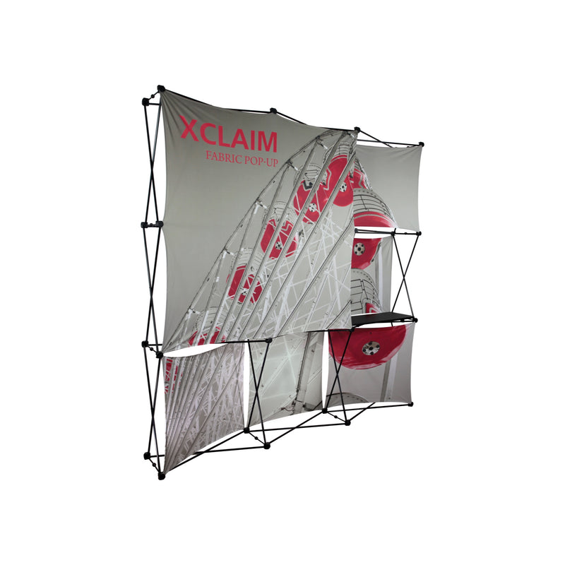 Xclaim 8ft Fabric Popup Display Kit 01