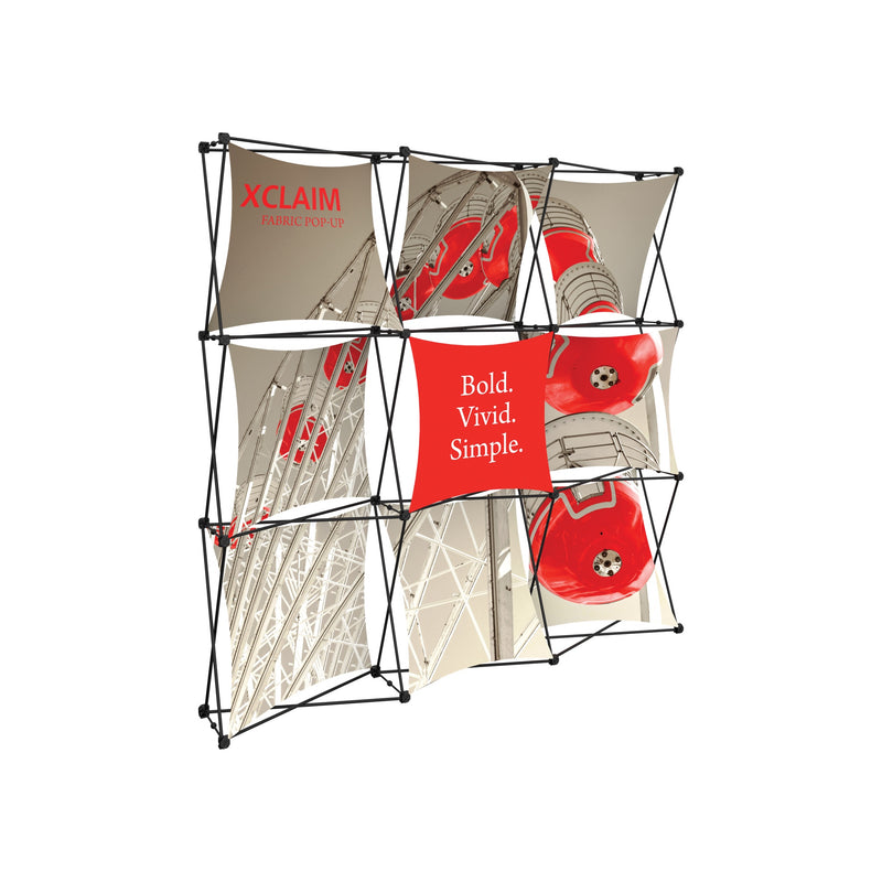 Xclaim 8ft Fabric Popup Display Kit 01