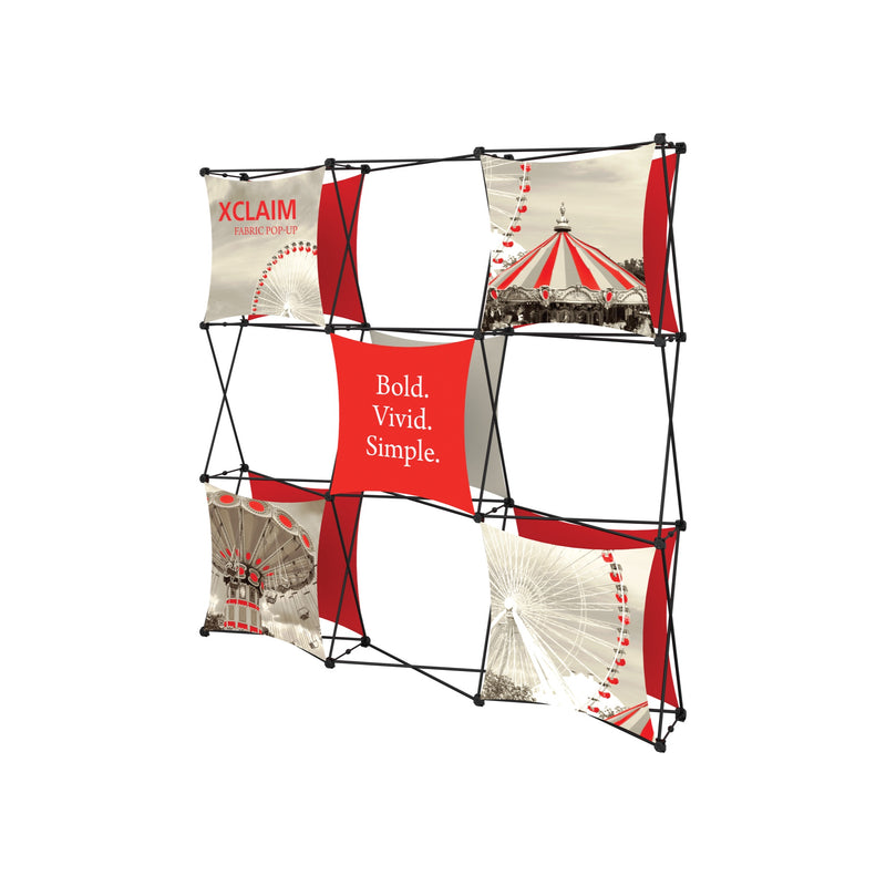 Xclaim 8ft Fabric Popup Display Kit 04