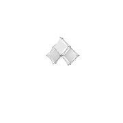 Xclaim 8ft Tabletop 3 Quad Pyramid Fabric Popup Display Kit 01