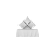 Xclaim 8ft Tabletop 3 Quad Pyramid Fabric Popup Display Kit 02