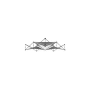 Xclaim 8ft Tabletop 3 Quad Pyramid Fabric Popup Display Kit 02