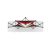 Xclaim 8ft Tabletop 3 Quad Pyramid Fabric Popup Display Kit 02