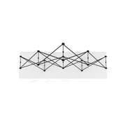 Xclaim 8ft Tabletop 3 Quad Pyramid Fabric Popup Display Kit 01